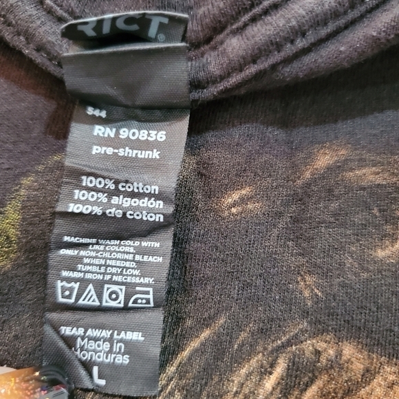 Luke Byan Kill The Lights Concert T-shirt Black with Concert Cities on Back Lg - Picture 7 of 8